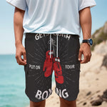 Put On Your Boxing Gloves Print Men's Cargo Shorts