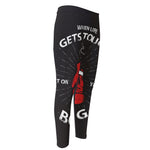 Put On Your Boxing Gloves Print Men's Compression Pants