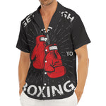 Put On Your Boxing Gloves Print Men's Deep V-Neck Shirt
