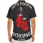 Put On Your Boxing Gloves Print Men's Deep V-Neck Shirt