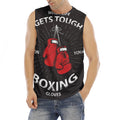 Put On Your Boxing Gloves Print Men's Fitness Tank Top
