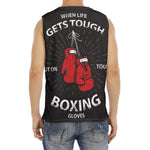 Put On Your Boxing Gloves Print Men's Fitness Tank Top