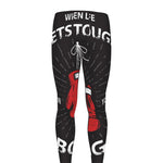 Put On Your Boxing Gloves Print Men's leggings