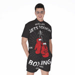 Put On Your Boxing Gloves Print Men's Rompers