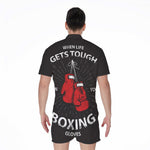 Put On Your Boxing Gloves Print Men's Rompers
