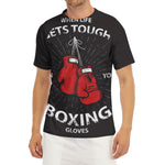 Put On Your Boxing Gloves Print Men's Short Sleeve Rash Guard