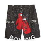 Put On Your Boxing Gloves Print Men's Sports Shorts