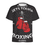 Put On Your Boxing Gloves Print Men's Sports T-Shirt
