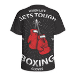 Put On Your Boxing Gloves Print Men's Sports T-Shirt