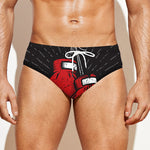 Put On Your Boxing Gloves Print Men's Swim Briefs