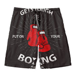 Put On Your Boxing Gloves Print Men's Swim Trunks