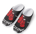 Put On Your Boxing Gloves Print Mesh Casual Shoes