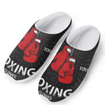 Put On Your Boxing Gloves Print Mesh Casual Shoes
