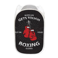 Put On Your Boxing Gloves Print Mesh Laundry Hamper