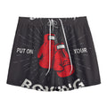 Put On Your Boxing Gloves Print Mesh Shorts