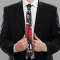 Put On Your Boxing Gloves Print Necktie