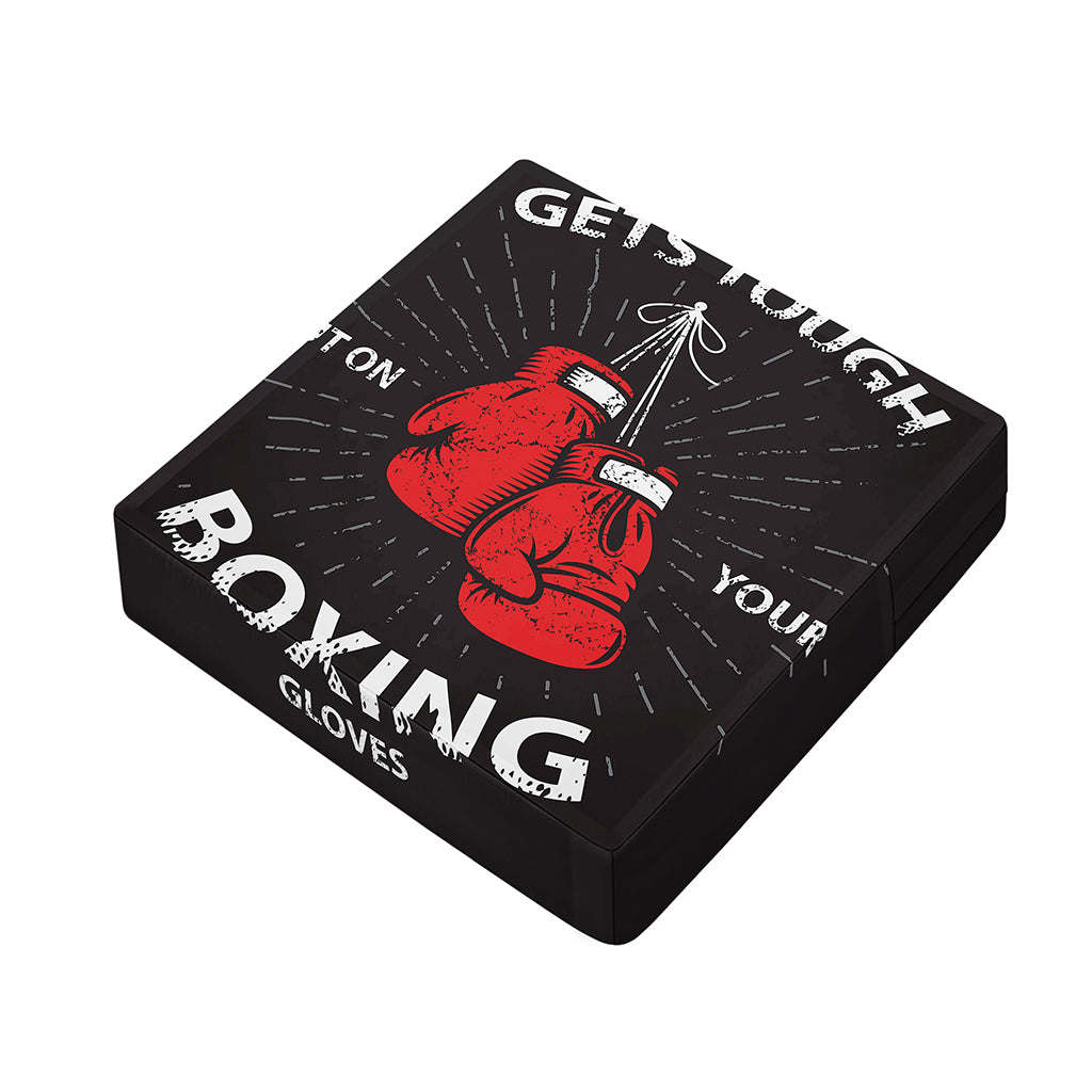 Put On Your Boxing Gloves Print Outdoor Seat Cushion Cover