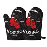 Put On Your Boxing Gloves Print Oven Mitts