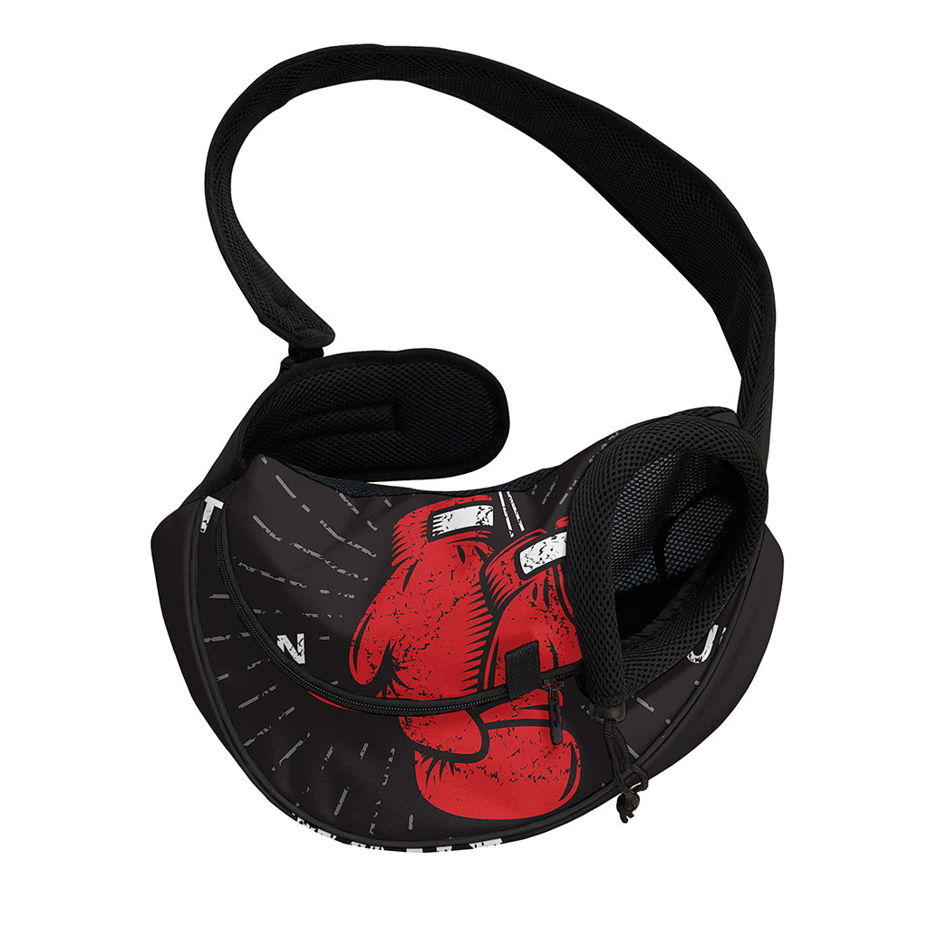 Put On Your Boxing Gloves Print Pet Sling Carrier