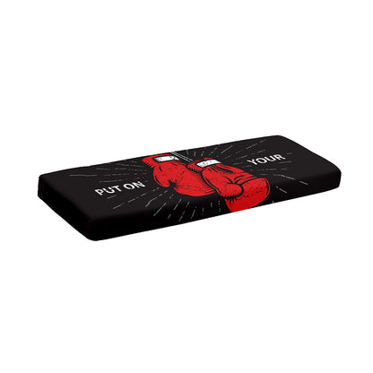 Put On Your Boxing Gloves Print Piano Keyboard Cover