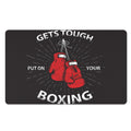 Put On Your Boxing Gloves Print Polyester Doormat