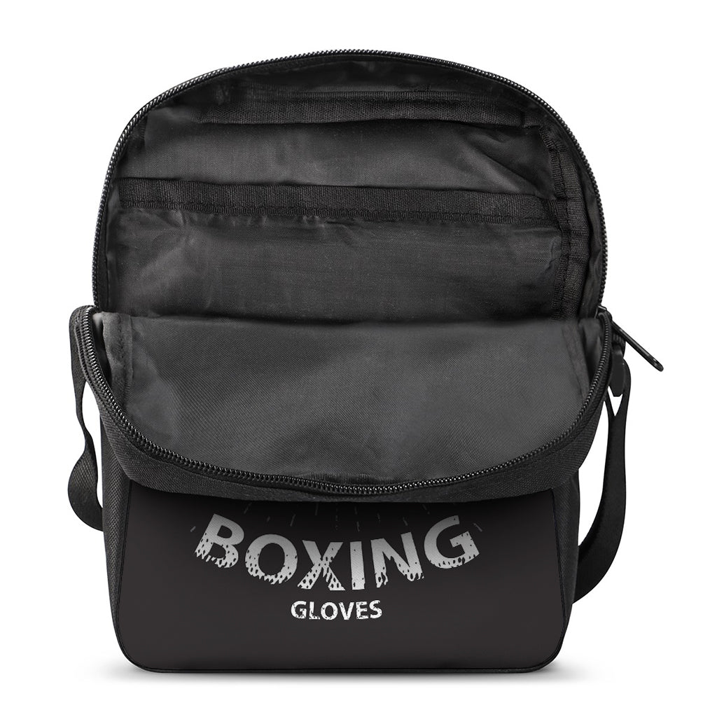Put On Your Boxing Gloves Print Rectangular Crossbody Bag