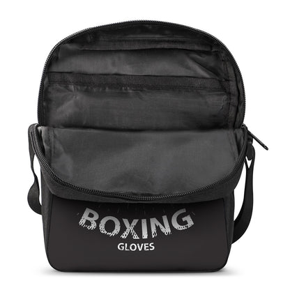 Put On Your Boxing Gloves Print Rectangular Crossbody Bag