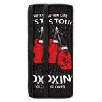 Put On Your Boxing Gloves Print Refrigerator Handle Covers