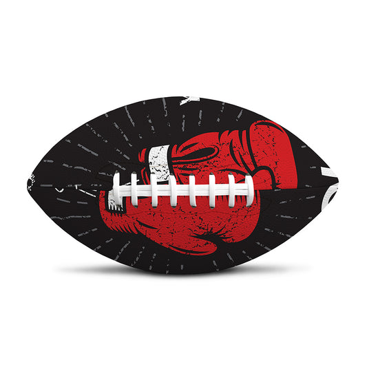 Put On Your Boxing Gloves Print Rugby Ball
