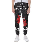 Put On Your Boxing Gloves Print Scuba Joggers