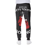 Put On Your Boxing Gloves Print Scuba Joggers