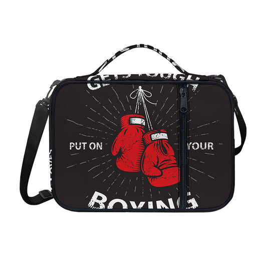 Put On Your Boxing Gloves Print Shoulder Strap Bible Bag