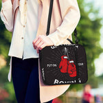 Put On Your Boxing Gloves Print Shoulder Strap Bible Bag