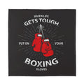 Put On Your Boxing Gloves Print Silk Bandana