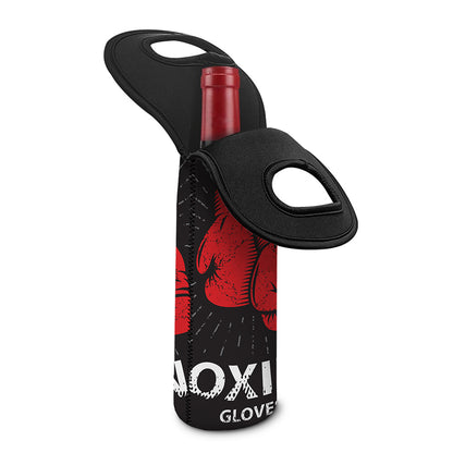 Put On Your Boxing Gloves Print Single Neoprene Wine Tote