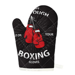 Put On Your Boxing Gloves Print Single Oven Mitt