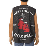 Put On Your Boxing Gloves Print Sleeveless Baseball Jersey