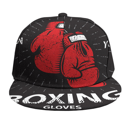 Put On Your Boxing Gloves Print Snapback Cap