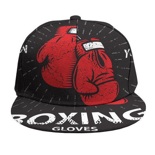 Put On Your Boxing Gloves Print Snapback Cap