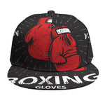 Put On Your Boxing Gloves Print Snapback Cap