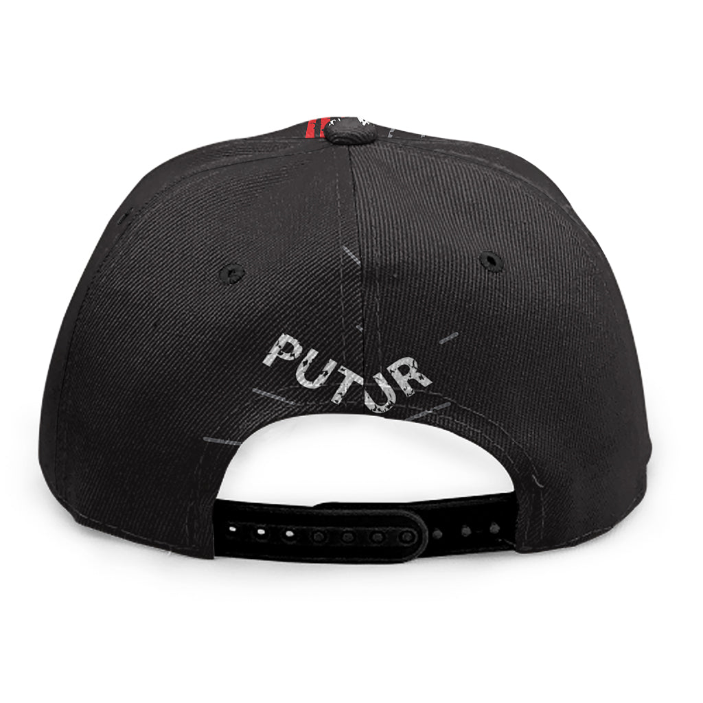 Put On Your Boxing Gloves Print Snapback Cap