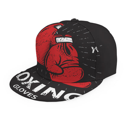 Put On Your Boxing Gloves Print Snapback Cap