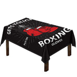 Put On Your Boxing Gloves Print Tablecloth