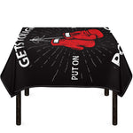 Put On Your Boxing Gloves Print Tablecloth