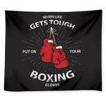 Put On Your Boxing Gloves Print Tapestry