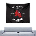 Put On Your Boxing Gloves Print Tapestry