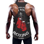 Put On Your Boxing Gloves Print Training Tank Top