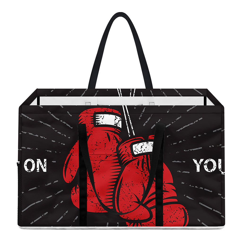 Put On Your Boxing Gloves Print Utility Tote Bag