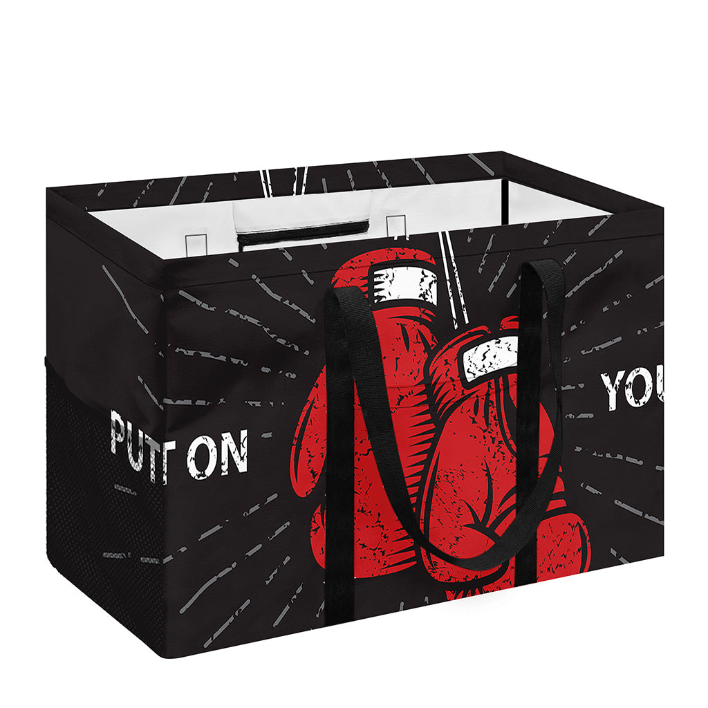 Put On Your Boxing Gloves Print Utility Tote Bag