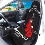 Put On Your Boxing Gloves Print Waterproof Car Seat Cover